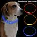Hands DIY USB Dog Collar Light Up Dog Collars Super Bright LED Pet Collar Glowing Dog Collar with 3 Lighting Modes USB Rechargeable Cuttable Puppy Collar for Small Medium Large Dogs
