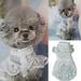 Cheers.US Cat and dog clothes summer lace breathable Teddy clothes