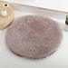 EQWLJWE Round Rectangular Faux Rabbit Fur Cat Tree Tower Replacement Cushion Pad Cushion Mat for Window Perch Cat Dog Carrier Cat Bed House Cage Wall Furniture