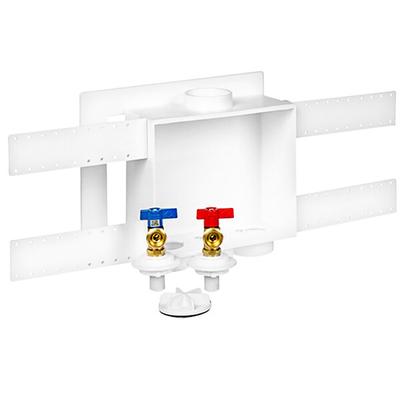 Oatey Quadtro 38531 1/4 Turn CPVC Washing Machine Outlet Box