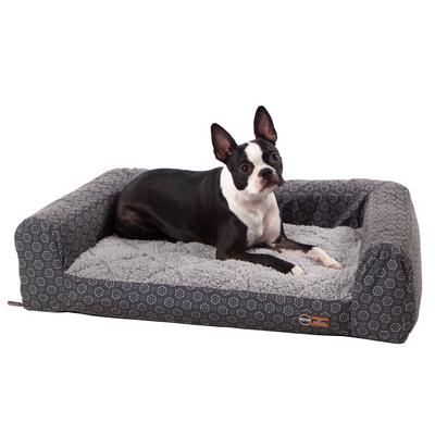 Air Sofa Pet Bed Geo Flower by K&H Pet Products in Gray (Size LARGE)