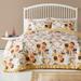 Somerset Ruffled Gingham Quilt And Pillow Sham Set by Greenland Home Fashions in Gold (Size 3PC FULL/QU)
