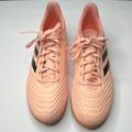 Adidas Shoes | Adidas Predator Tango 18.4 In Indoor Football Shoes Size 9 | Color: Black/Pink | Size: 9