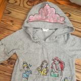 Disney Dresses | Disney Princess Dress W/ Crown Hood | Color: Gray/Pink | Size: 2tg