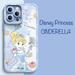 Disney Cell Phones & Accessories | Disney Princess Iphone Case - Cinderella Style 1 | Color: Blue | Size: Various