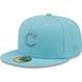 Men's New Era Light Blue Chicago Cubs Color Pack 59FIFTY Fitted Hat