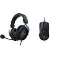 HyperX Cloud Alpha S -Gaming Headset, für PC, 7.1 Surround Sound, Einstellbarer Bass & Razer Viper 8K Hz - Kabelgebundene Gaming Maus mit 8.000 Hz HyperPolling-Technologie und nur 71g Gewicht Schwarz