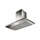 Hotte Décorative Murale Aspirante Inox Largeur 90cm Débit d'air 580 m3/h - Inox - Roblin