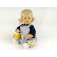 Kathe Kruse Blonde Badepuppe Baby Sommersprossen 1990er Vintage 1990er