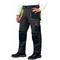 LH-FMN-TSBY62 - Pantaloni di protezione, taglia 62, colore: Grigio/Nero/Giallo - Leber&hollman