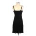 H&M Casual Dress - Sheath: Black Solid Dresses - Women's Size Small