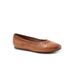 Women's Selma Balled Flat by SoftWalk in Tan (Size 12 M)