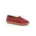 Wide Width Women's Ruby Casual Flat by Trotters in Red (Size 10 W)