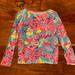 Lilly Pulitzer Shirts & Tops | Lilly Pulitzer Girl Long Sleeve Shirt | Color: Pink/Purple | Size: Xlg