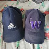 Adidas Accessories | 2 Hat Bundle!! | Color: Blue/Purple | Size: Os