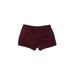 LC Lauren Conrad Shorts: Burgundy Solid Bottoms - Women's Size 4