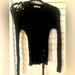 Zara Sweaters | Black Zara Sweater Beautiful Details. | Color: Black | Size: M