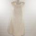 Nine West Dresses | Cream Boho Mini Dress Nwt | Color: Cream | Size: 12