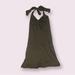 American Eagle Outfitters Dresses | American Eagle Olive Green Halter Dress | Color: Green | Size: M