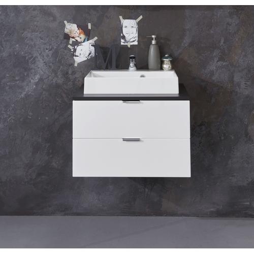„Waschtisch WELLTIME „“Cervio““ Waschtische weiß (weiß, graphit, graphit) Waschtische“