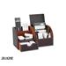 SR-HOME Desk Organizer Faux Leather in Brown | 5.7 H x 11 W x 5.7 D in | Wayfair SR-HOME168b9c9