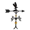 Montague Metal Products Inc. Deluxe Eagle Weathervane Metal in Black | 32 H x 23.5 W in | Wayfair WV-372-SB