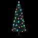 The Holiday Aisle® Christmas Tree Artificial Xmas Tree w/ Stand & LEDs Fiber Optic | 40.2 W in | Wayfair 0531D79184F743648A2BCDE0B00B99E1