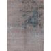 Ahgly Company Machine Washable Indoor Rectangle Industrial Modern Rosy Brown Pink Area Rugs 3 x 5