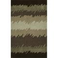 Dalyn Santino Area Rug SO52 So52 Chocolate Chocolate Rows Scratched 3 6 x 5 6 Rectangle