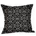 Dtydtpe Fall Pillow Covers Black and White Pattern Printed Cotton Linen Throw Pillow Cases Sofa Cover Decor