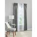 Mainstays Sheer Curtain Set 4 Piece 27.5 x 95 Grey