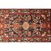 Ahgly Company Indoor Rectangle Traditional Rust Pink Animal Area Rugs 5 x 8