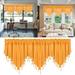 WOXINDA 3PC Solid Color Finished Curtain Curtain Drapery 51x24 Bedroom Home Decor Triangle Curtain Curtain Screen Kitchen Short Curtain