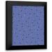 Cool Blue 8 14x18 Black Modern Framed Museum Art Print Titled - Art Licensing Studio