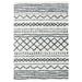 SAFAVIEH Arizona Shag Collection ASG741M Ivory/Slate Rug