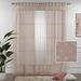 3S Brother s Pink Lace Sheers Dots Pattern Curtains Extra Long Set of 2 Panels Rod Pocket & Back Tab Home DÃ©cor Window Custom Made Drapes 10-30 Ft. Long -Made in Turkey Each Panel (100 W x 132 L)