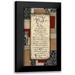 Stimson Diane 11x18 Black Modern Framed Museum Art Print Titled - Patchwork Lords Prayer Spice