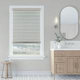 LEVOLOR Custom Impressions Collection 2 Cordless Faux Wood Blinds Light Gray 61 5/8 Width x 72 Length