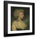 Sir Joshua Reynolds 12x14 Black Modern Framed Museum Art Print Titled - Lady Elizabeth Seymour-Conway (1781)