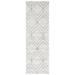 SAFAVIEH Adirondack Caitriona Geometric Runner Rug Light Grey/Dark Grey 2 6 x 6