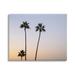 Stupell Industries Tropical Tall Palm Trees Sunrise Sunset Photography Coastal Photography Gallery-Wrapped Canvas Print Wall Art 20 x 16 Design by Kathy Mansfield