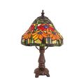 Meyda Tiffany - 26633 - One Light Mini Lamp - Poinsettia - Gyb Flame Orange-47pack