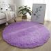 Yannee Soft Shaggy Rug Anti-Slip Fluffy Rugs Large Shaggy Rug Super Soft Mat Living Room Bedroom Carpet Purple