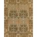 Ahgly Company Indoor Rectangle Abstract Dark Bisque Brown Abstract Area Rugs 2 x 3