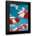 Marzi Dario 14x18 Black Modern Framed Museum Art Print Titled - Beach Life II