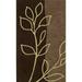 Dalyn Transitions Area Rug TR16 Tr16 Brown Swirls Leaves 3 x 5 Rectangle
