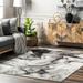 Brooklyn Rug Co Grace Contemporary Abstract Area Rug 6 7 x 9 6 x 9