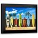 Westmoreland Scott 14x12 Black Modern Framed Museum Art Print Titled - Starting Lineup