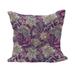 Floral Fluffy Throw Pillow Cushion Cover Vibrant Flowers with Romantic Style Ornamental Petals Paisley Design Decorative Square Accent Pillow Case 26 x 26 Mauve Green by Ambesonne