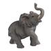 Q-Max 6 H Wildlife Baby Elephant with Trunk Up Figurine